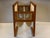 Vintage Danish Modern Teak & Linen Double Pocket Magazine Holder For Sale - Image 6 of 10