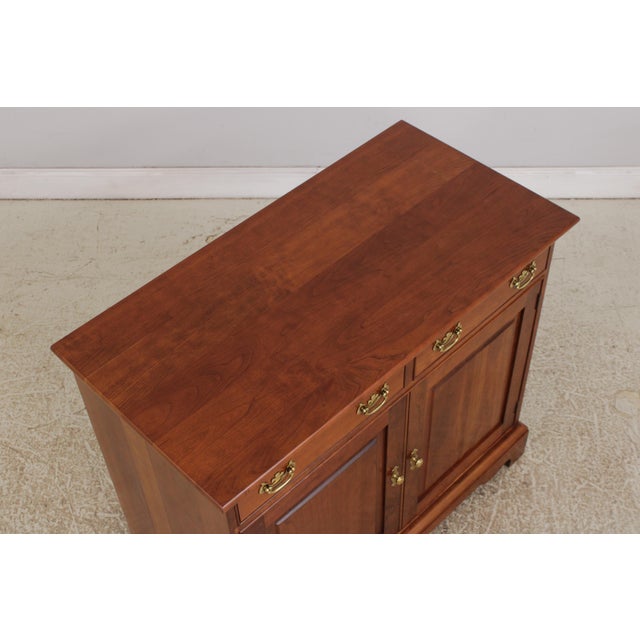 Stickley Cherry 2 Door Server Cabinet For Sale - Image 9 of 15