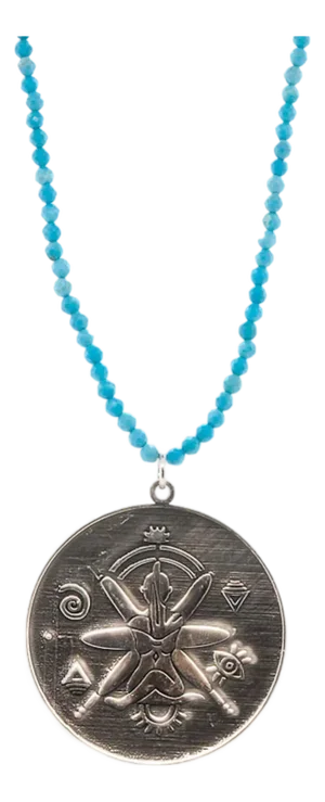 Turquoise See The Good Necklace