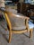 Mid 20th Century Mid 20th Century Blue Tufted Cane Back Barrel Chair For Sale - Image 5 of 13