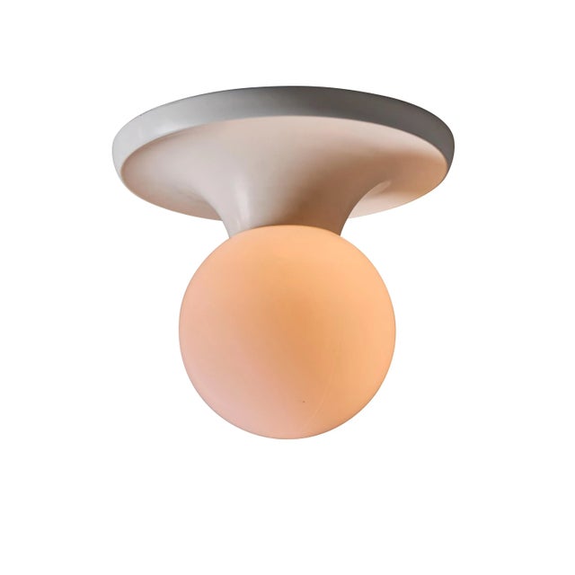 1960s Flos Achille and Pier Giacomo Castiglioni White 'Light Ball' Ceiling Lamp For Sale - Image 13 of 13