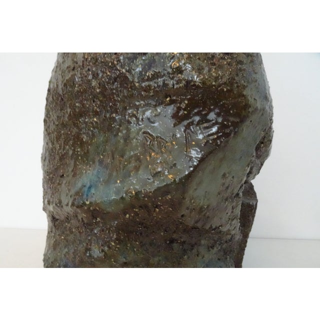 Abstract Belgian Ceramic Sculpture of Mother with Child by Paul De Bruyne, 1960s For Sale - Image 18 of 18