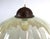 Khaki Italian Glass Pendant Lamp with Wavy Edge, 1970s For Sale - Image 8 of 18