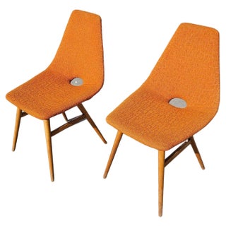 Set of Mid-Century Modern Side Chairs attributed to Judit Burian and Erika Szek, 1959 For Sale