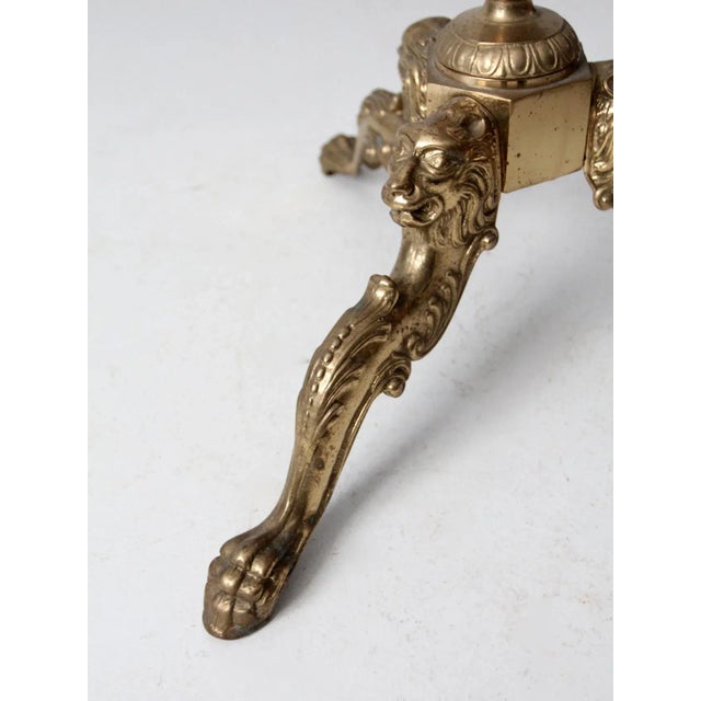 Vintage Italian Brass Hall Stand For Sale - Image 9 of 12