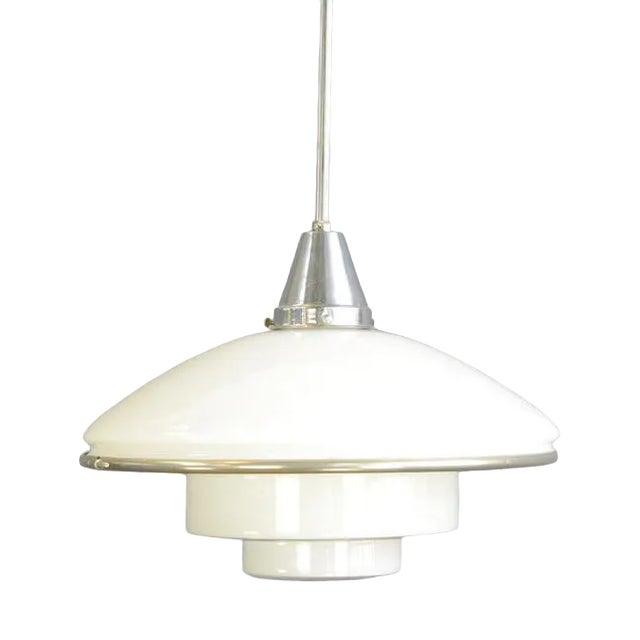 Sistrah P4 Pendant Light by Otto Muller, 1930s For Sale