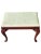 Queen Anne 1950s Kling Factories Queen Anne Velvet Upholstered Bench For Sale - Image 3 of 8