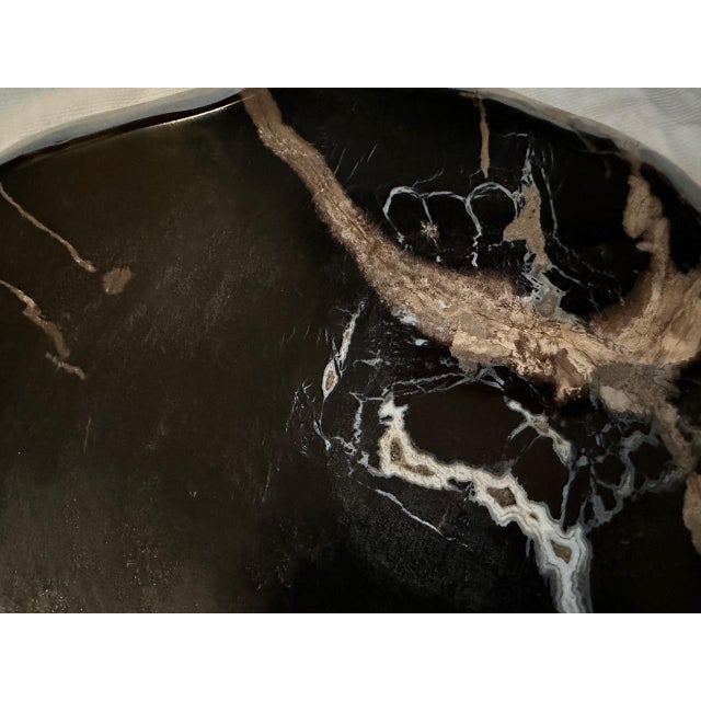 Andrianna Shamaris Petrified Wood Shallow Dish For Sale In New York - Image 6 of 6