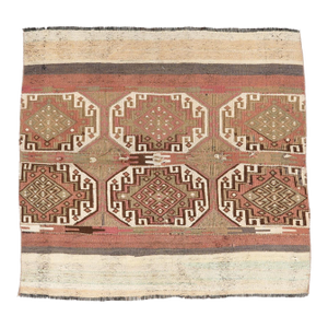 Decorative Vintage Kilim Rug - 3`11″ X 4`2″