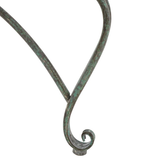 Dark Green Ally Darling Tree Bench - Antique Dark Green For Sale - Image 8 of 8