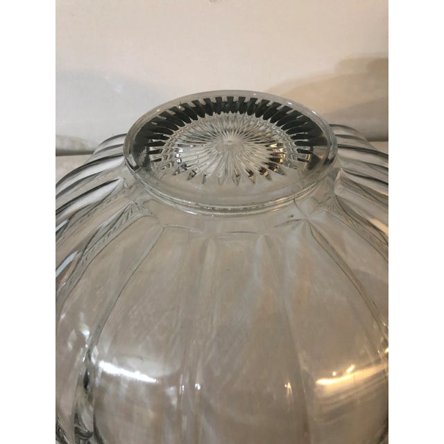 Transparent Vintage 1930s Heisey Greek Key Punch Bowl and Stand With Cups - 15 Piece Set For Sale - Image 8 of 13