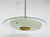 Mid-Century Italian Brass and Glass Ceiling Lamp, 1950s For Sale - Image 6 of 13