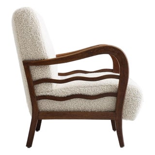 Mid-Century Italian Armchair in the Style of Paolo Buffa For Sale