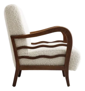 Mid-Century Italian Armchair in the Style of Paolo Buffa