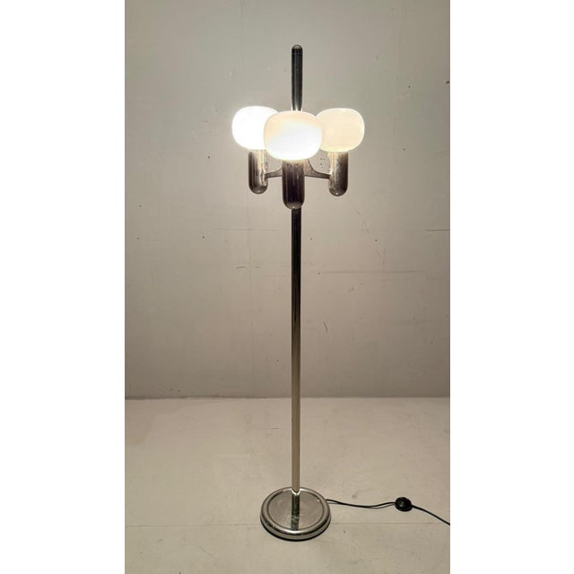 1970s Mid-Century Modern Floor Lamp by Gaetano Sciolari, Italy, 1970s For Sale - Image 5 of 18