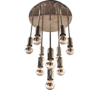 Mid-Century German Atomic Ceiling Lamp in Chrome from Cosack, 1970s For Sale