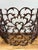 Vintage Ornate Spanish Style Cast Iron Fireplace Screen For Sale - Image 4 of 13