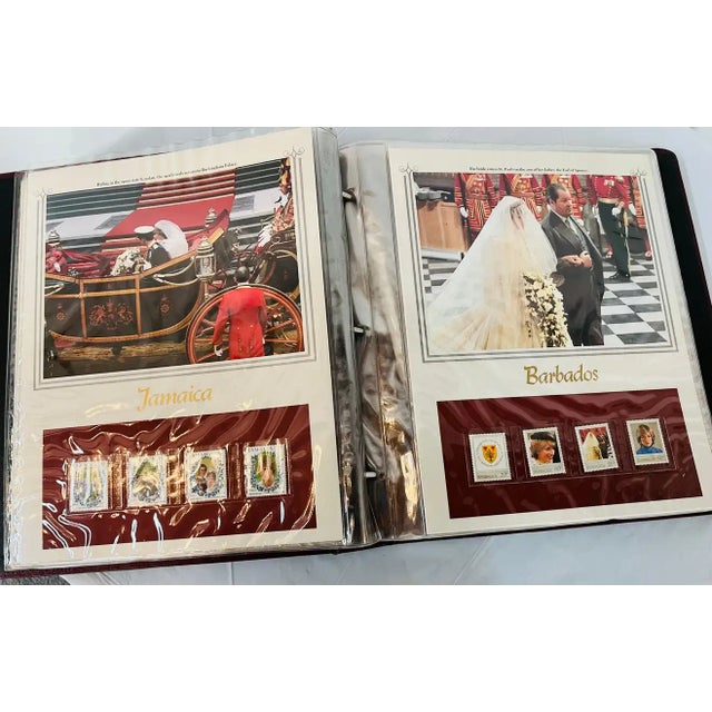 Royal Diana and Charles 'S Wedding Philatelic Panels Collection 125 Stamps For Sale - Image 9 of 11