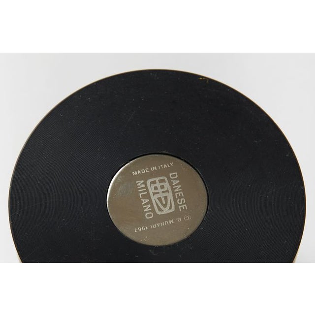 Black Moirè Photo Frame by Bruno Munari for Danese Milano For Sale - Image 8 of 9