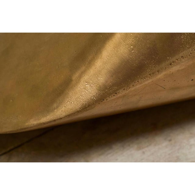 Paul Schatz, Oloid, 2000s, Patinated Sand Cast Brass For Sale - Image 16 of 18