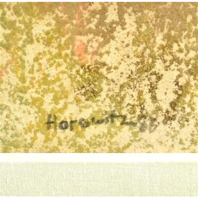 LARRY HOROWITZ (American b. 1956) "Purple Mountains," 1988, pastel on paper Hand signed and dated L/R, "Horowitz '88,"...