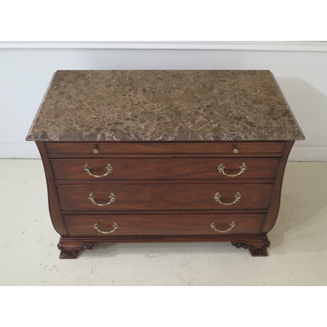 Henkel Harris Model 186 Marble Top Mahogany Chest Chairish