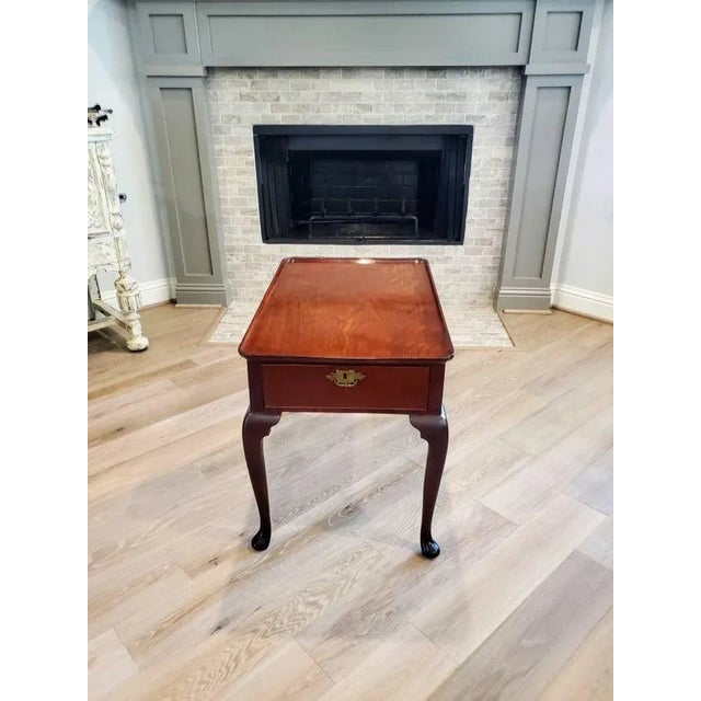 English 18th Century George II Chippendale Period Tea Table For Sale - Image 3 of 11