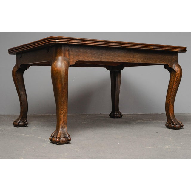 Extendable Dining Table in Oak For Sale - Image 10 of 18