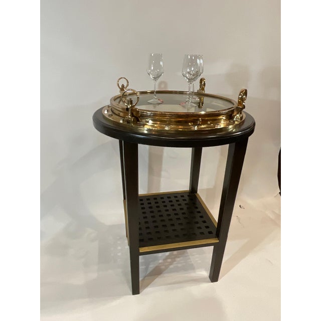 Bar Height Ships Porthole Pub Table For Sale - Image 10 of 10