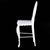 Mid-Century Modern Pair of Fretwork Round Counter Height Chairs For Sale - Image 3 of 4