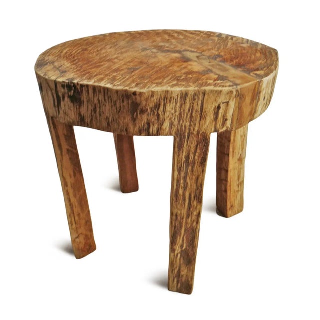 2020s Contemporary Rustic Naga Four Leg Wood Table For Sale - Image 5 of 8