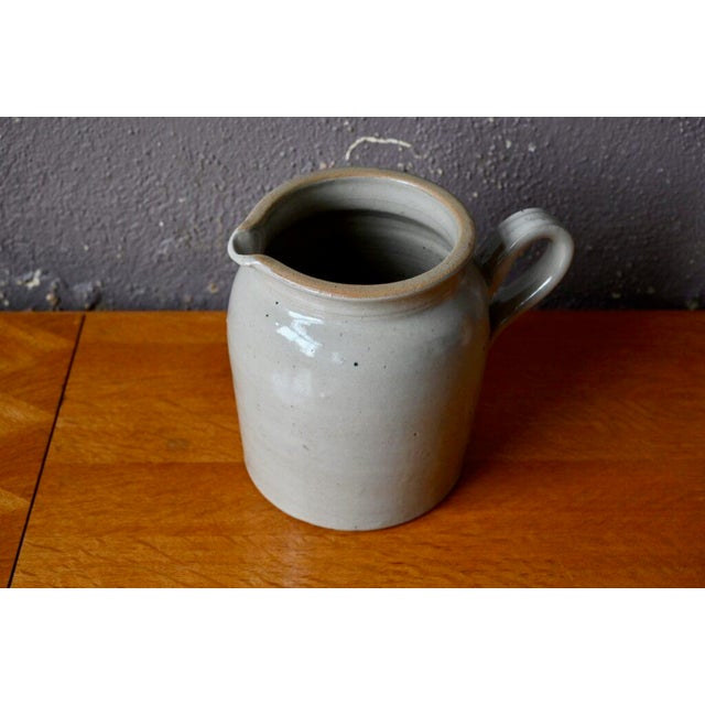 Large Antique Stoneware Farm Jug, 1890s For Sale - Image 4 of 8