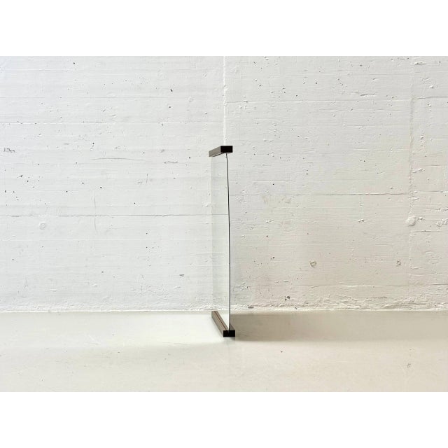 Wood Minimalist Wall Mirror with Wooden Frame, 1970s For Sale - Image 7 of 12
