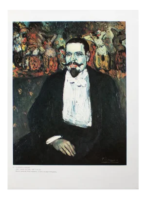 1985 After Pablo Picasso, "Gustave Coquiot" Parisian Full-Color Print