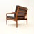 1960s Vintage Danish Teak and Leather Armchair by Christian Jensen for Haslev, 1960 For Sale - Image 5 of 12