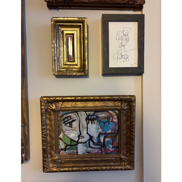 2025 Wellon Bridgers Abstract Ink Drawings, a Pair For Sale - Image 4 of 9