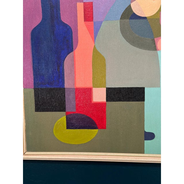 BMK, Abstract Still Life, 1993, Oil Painting on Canvas, Framed For Sale - Image 15 of 18