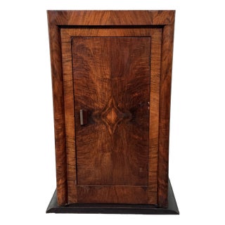 Antique Art Deco Wooden Nightstand, 1930s For Sale
