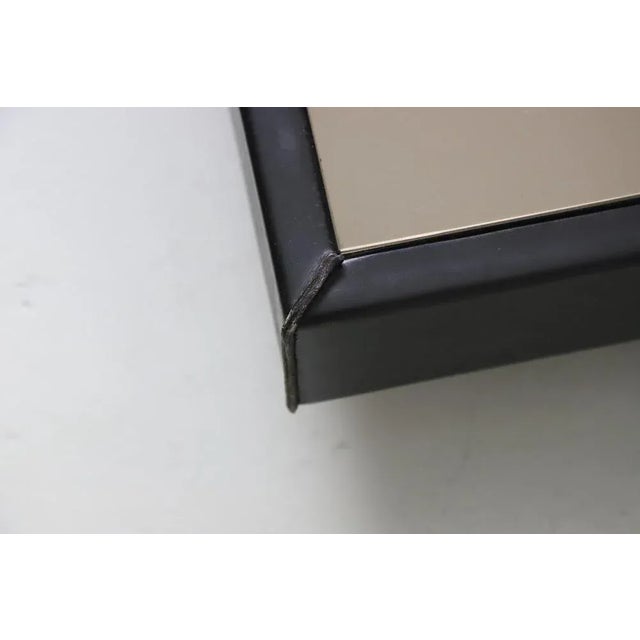 Leather Wrapped Coffee Table by Sonja Wasseur, 1977 For Sale - Image 4 of 10