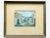 Vintage 1954 “Alley Charm” Original Oil Pastel by Flo | Laguna Beach California Coastal Painting | Mid-Century Ocean View...