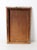 Wood Antique Beveled Glass Mirror With White Wood Frame For Sale - Image 7 of 12