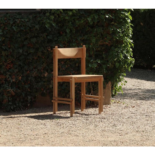 Soft Futurism Stack Chair in Solid Oak Wood by Filippo Andrighetto. Dimensions: W 48 x D 44 x H 78 cm. Materials: Solid...