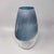 1970s Astonishing blue Vase by Arte Vetro in frosted glass. Made in Italy. The item is in excellent condition. This vase...