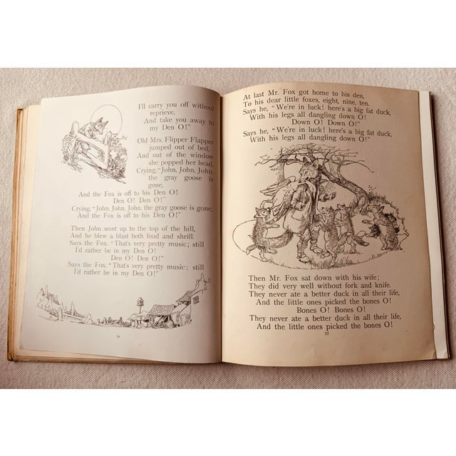 Antique the Old Mother Goose Nursery Rhyme Book For Sale - Image 16 of 16