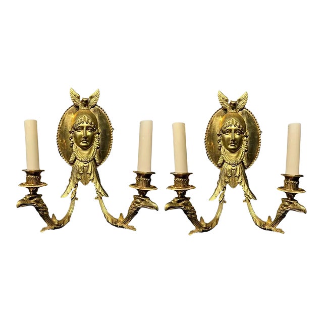 1920s Caldwell Empire Sconces For Sale