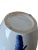Modern Blue and White Brushstroke Porcelain Vase For Sale - Image 10 of 12