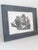 Vintage Framed Nautical Ship Block Print, Signed For Sale - Image 4 of 8
