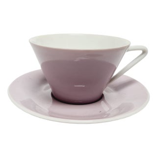 Postmodern Cup and Saucer, Poland, 1970s, Set of 2 For Sale