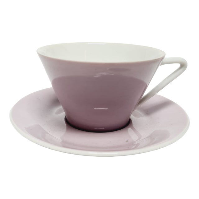 Postmodern Cup and Saucer, Poland, 1970s, Set of 2 For Sale