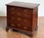 English Small Cabinet Chest of Drawers of Oak on Bracket Feet For Sale - Image 4 of 13